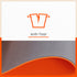 Moksh Premium Yoga Mat | Orange & Grey (Size: 24” x 72” Thickness: 8mm)